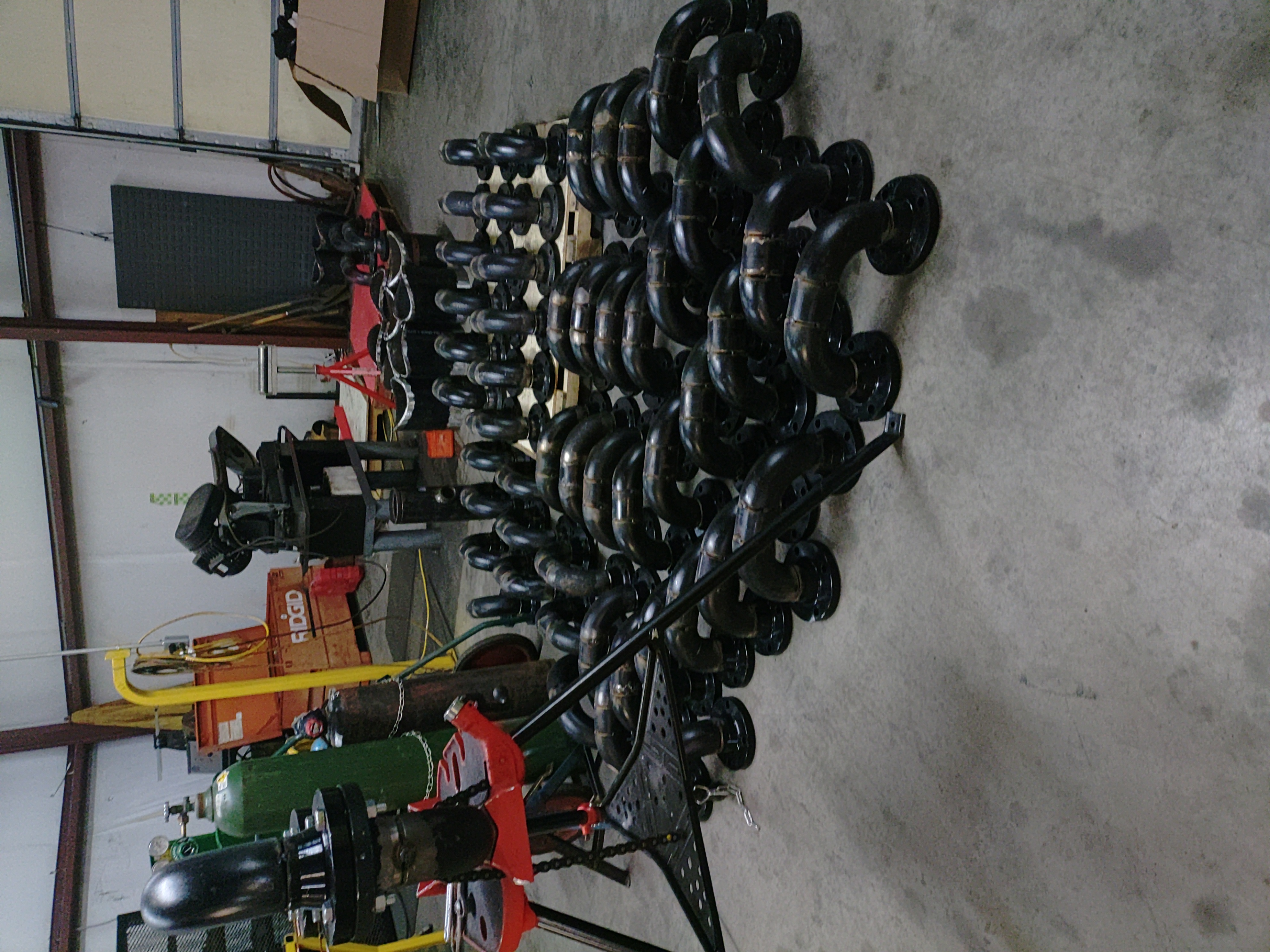 Metal fabrication and grinding